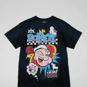 Popeye The Goat Vintage Wash T-shirt. Men's Large. NWT.